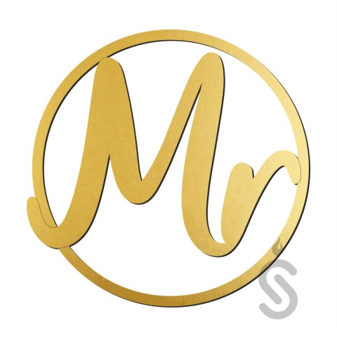 Mr - Dekoracyjna obręcz ślubna / weselna Mr - Dekoracyjna obręcz ślubna / weselna