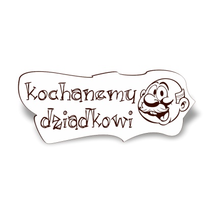 Kochanemu Dziadkowi chmurka - Napis Dekoracyjny