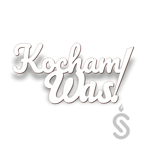 Kocham Was! - Napis Dekoracyjny