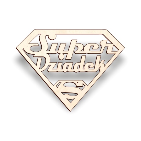 Super Dziadek - Napis Dekoracyjny Super Dziadek - Napis Dekoracyjny
