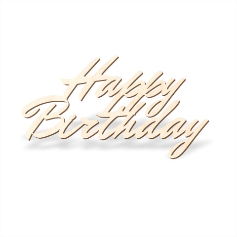 Happy Birthday v2 - Napis dekoracyjny