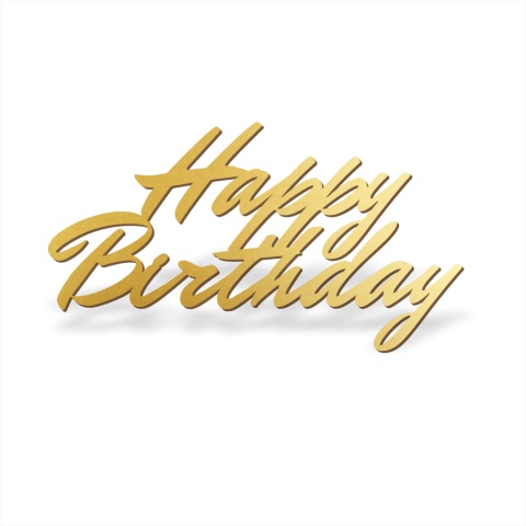Happy Birthday v2 - Napis dekoracyjny