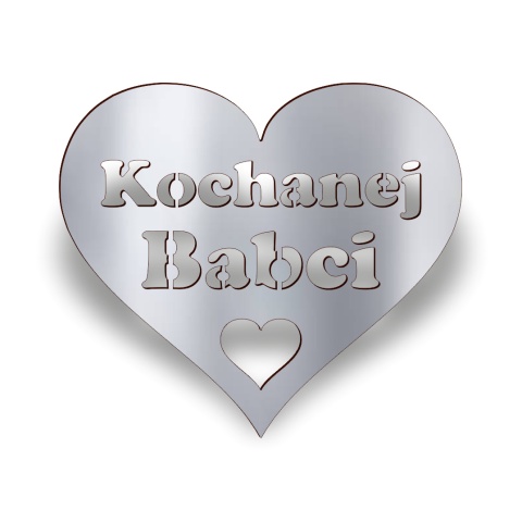 Kochanej Babci serce - Napis Dekoracyjny Kochanej Babci serce - Napis Dekoracyjny