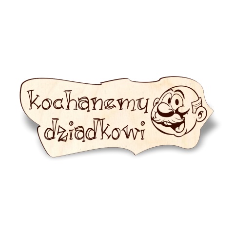 Kochanemu Dziadkowi chmurka - Napis Dekoracyjny Kochanemu Dziadkowi chmurka - Napis Dekoracyjny