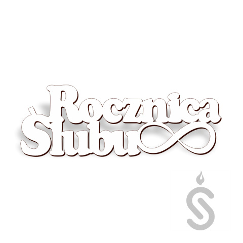 Rocznica Ślubu v2 - Napis Dekoracyjny Rocznica Ślubu v2 - Napis Dekoracyjny