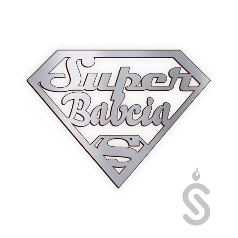 Super Babcia - Napis Dekoracyjny