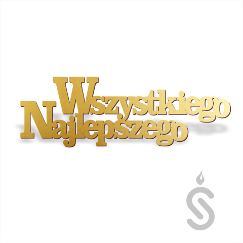 Wszystkiego Najlepszego v1 - Napis dekoracyjny