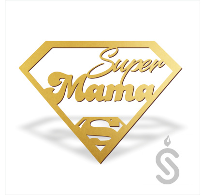 Super Mama - Napis dekoracyjny